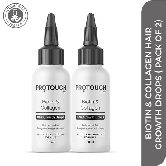 Protouch Biotin & Collagen Hair Growth Drops (Pack Of 2)