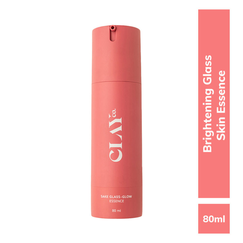 CLAYCO SAKE GLASS GLOW ESSENCE WITH CICA, LICORICE & HYALURONIC ACID- BRIGHTENING AND HYDRATION(80ML)