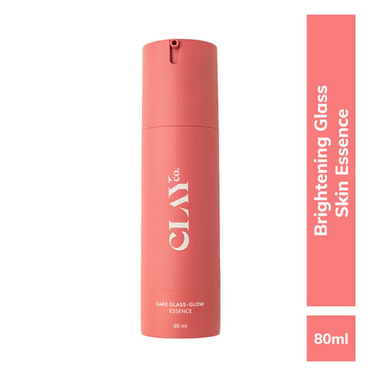 CLAYCO SAKE GLASS GLOW ESSENCE WITH CICA, LICORICE & HYALURONIC ACID- BRIGHTENING AND HYDRATION(80ML)