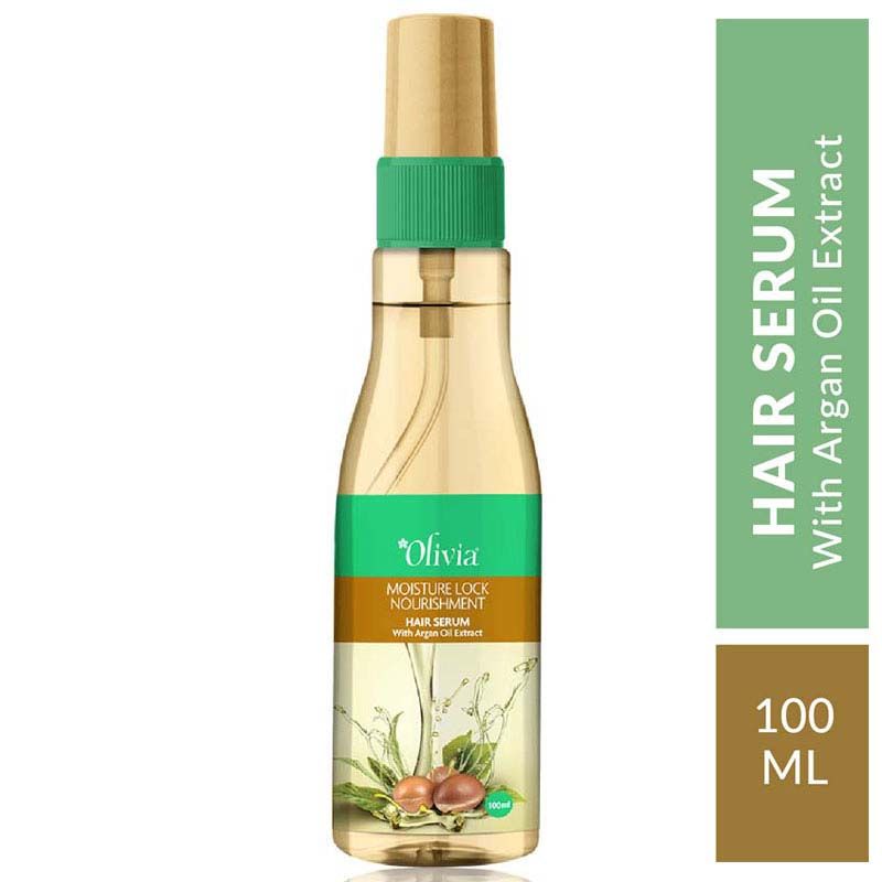 Olivia Moisture Lock Nourishment Hair Serum – Soft, Hydrated Hair with Argan Oil Extract
