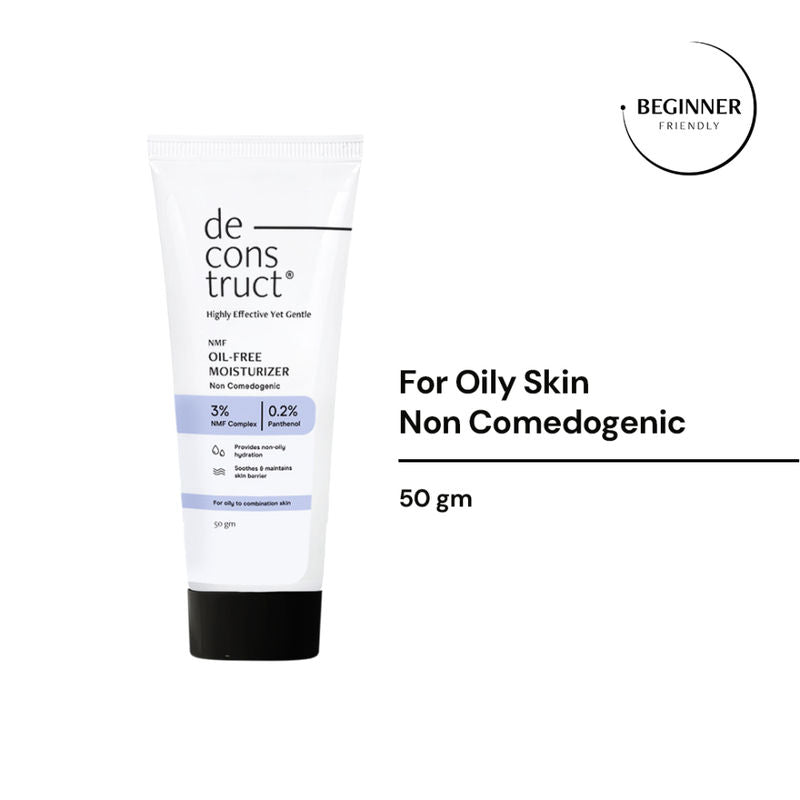 Deconstruct Oil-Free Moisturizer With 3% NMF Complex & 0.2% Panthenol, Lightweight & Hydrating