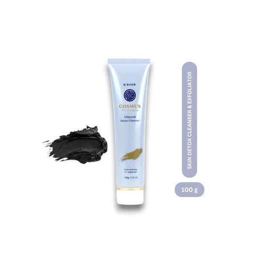 Cosmus Skincare Charcoal Detox Cleanser & Exfoliator With Ginseng And Kaolin