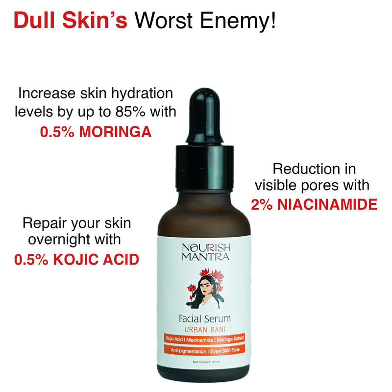 Nourish Mantra Urban Rani Facial Serum for Youthful and Spotless Skin