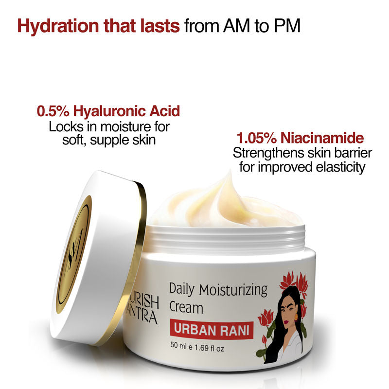 Nourish Mantra Urban Rani Daily Moisturizing Cream for Smooth & Dewy Skin