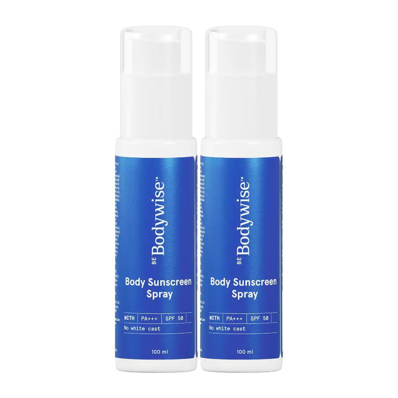 Be Bodywise Body Sunscreen Spray SPF 50 PA+++ - Pack of 2