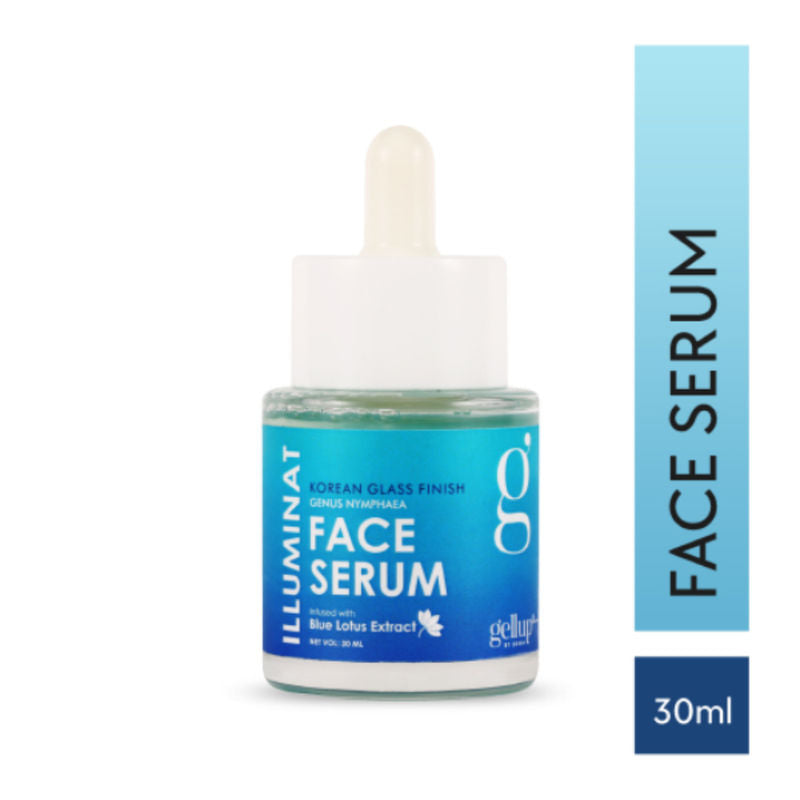 Zobha Illuminat Korean Glass Finish Face Serum With Blue Lotus Water Extract