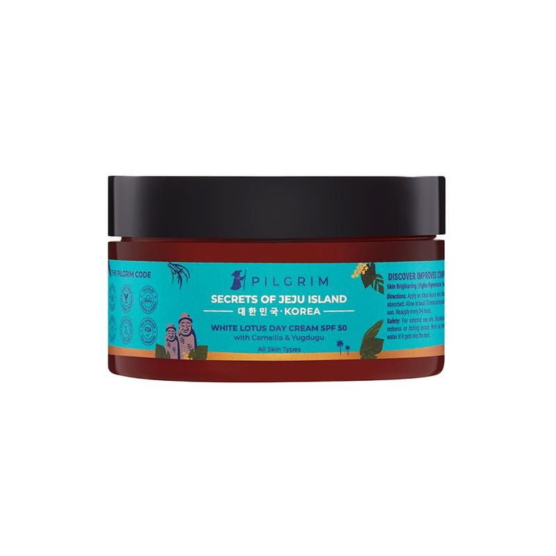 Pilgrim White Lotus Day Cream SPF 50 with Camellia & Yugdugu