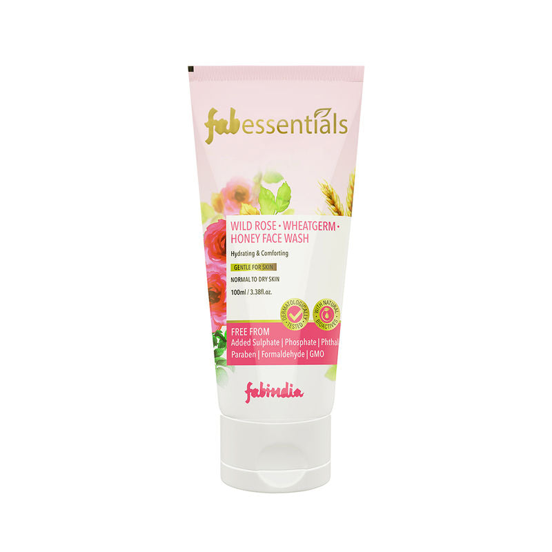 Fabessentials Wild Rose Wheatgerm Honey Face Wash