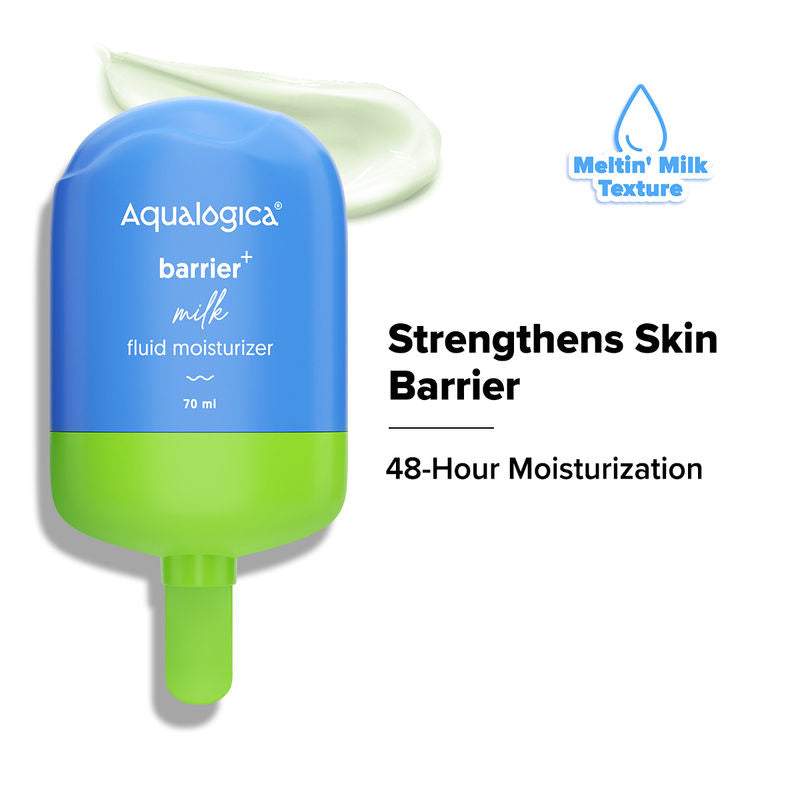 Aqualogica 5 Barrier+ Milk Fluid Moisturizer With Avocado & Ceramides
