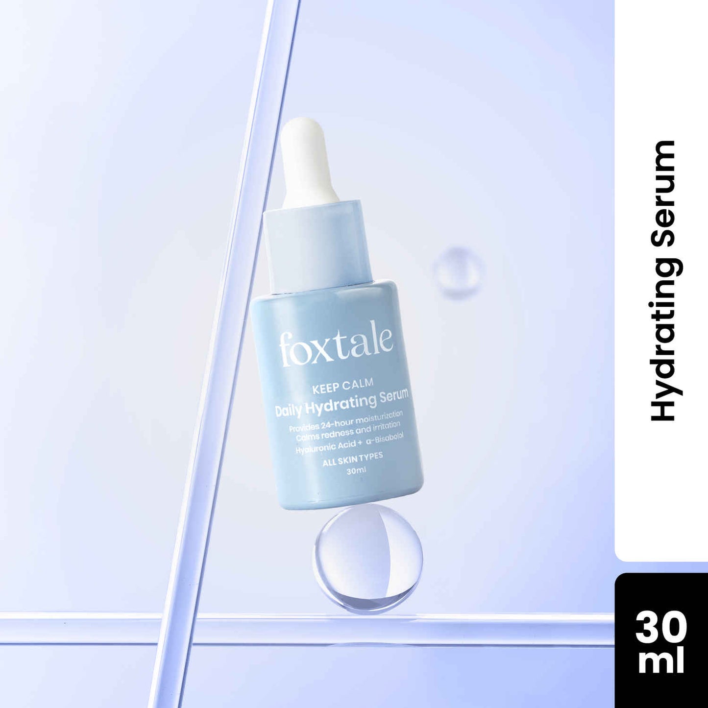 Foxtale - Keep Calm Daily Hydrating Serum with Hyaluronic Acid - 30 ml