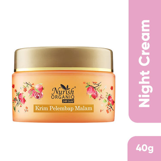 Nurish Organiq 24K Gold Night Cream 40G