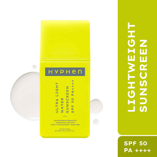 Hyphen Ultra Light Water Sunscreen SPF 50 PA++++ (50 ml)