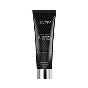 Jovees Herbal Activated Charcoal Detoxifying Peel Off Mask With Bamboo Charcoal & Moringa Seeds | Fights Pollution & De-Tan Skin | For Men & Women 100 gm