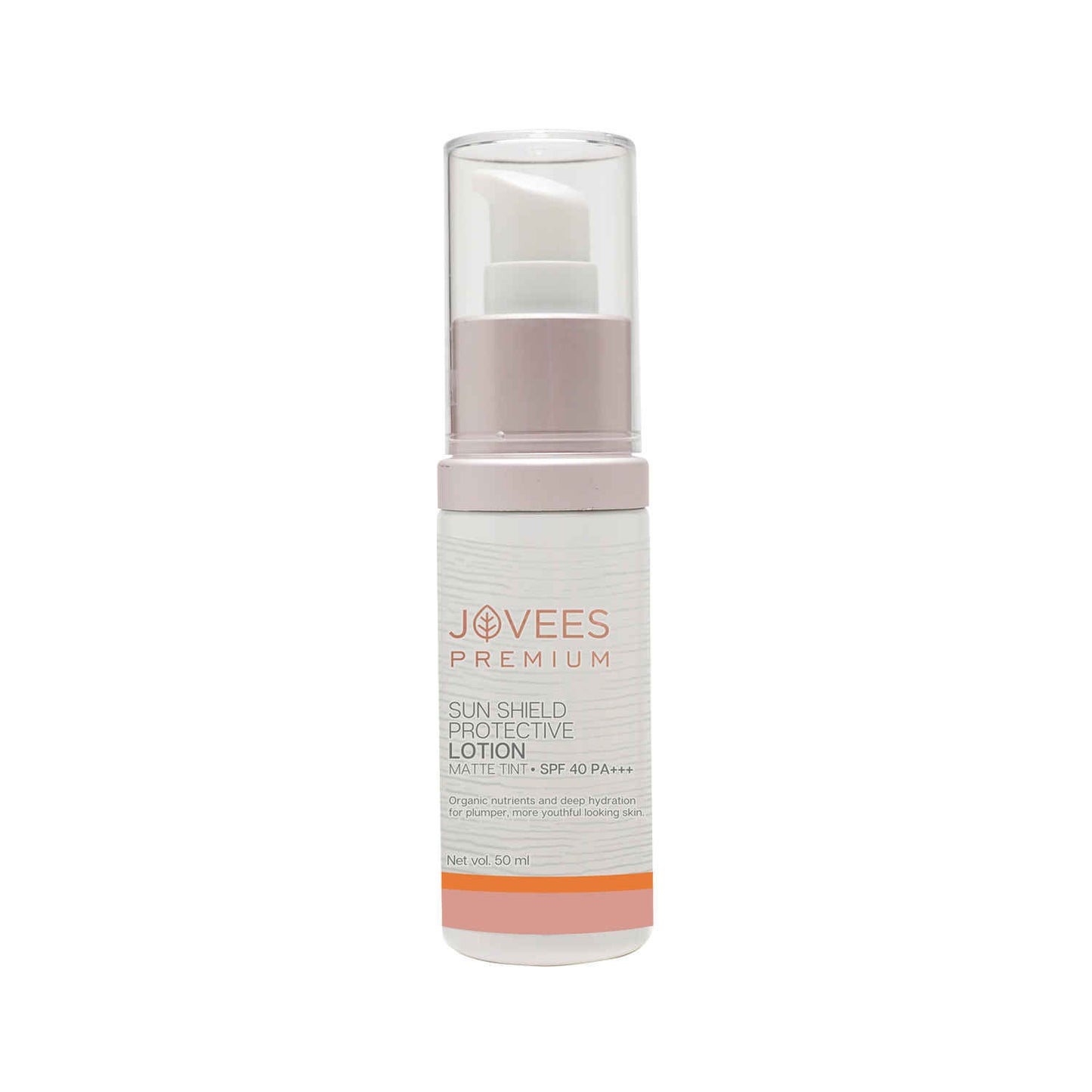 Jovees Premium Sun Shield Protective Lotion SPF 40 | Broad Spectrum PA+++ | Matte Tint | Infused with Organic Extracts | Lightweight and Oil Free 50 ml