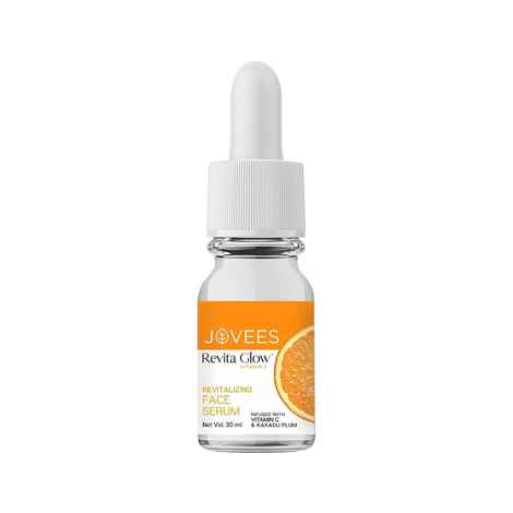 Jovees Herbal Revita Glow Vitamin C Face Serum Infused with Vitamin C & Kakadu Plum | For Skin Brightening & Hyperpigmentation | For All Skin Type | 30 ml