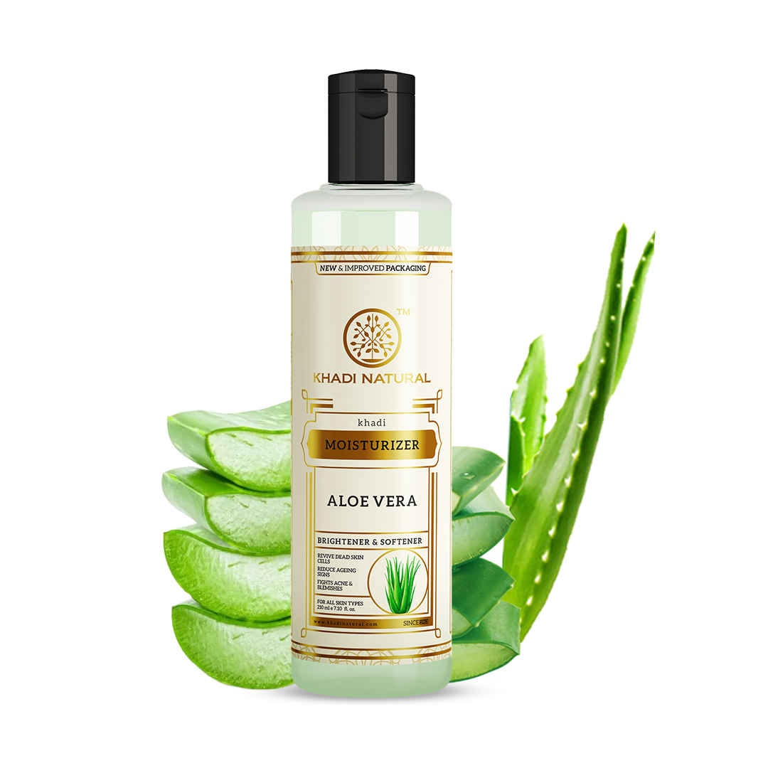Khadi Natural Ayurvedic Aloevera Moisturiser (210 ml)