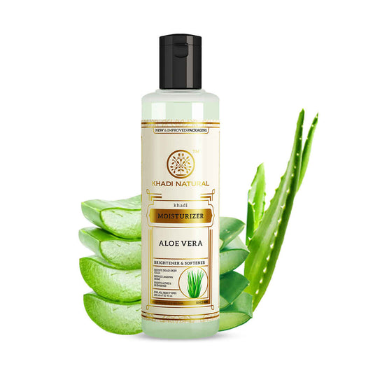 Khadi Natural Ayurvedic Aloevera Moisturiser (210 ml)