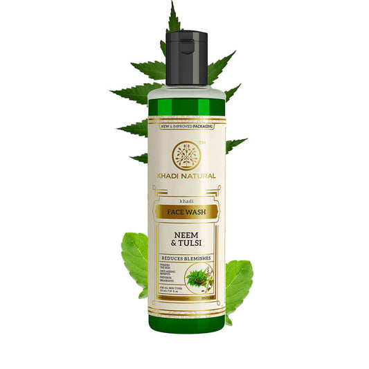 Khadi Natural Ayurvedic Neem &Tulsi Face Wash (210 ml)