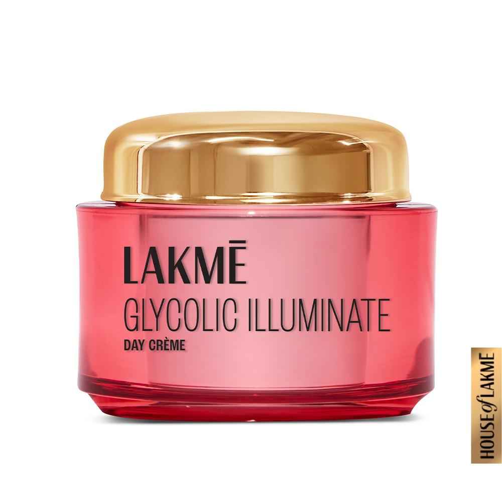 Lakme Glycolic Illuminate Day Cream | With Glycolic Acid for Radiant & Even Tone Skin | 50 gm