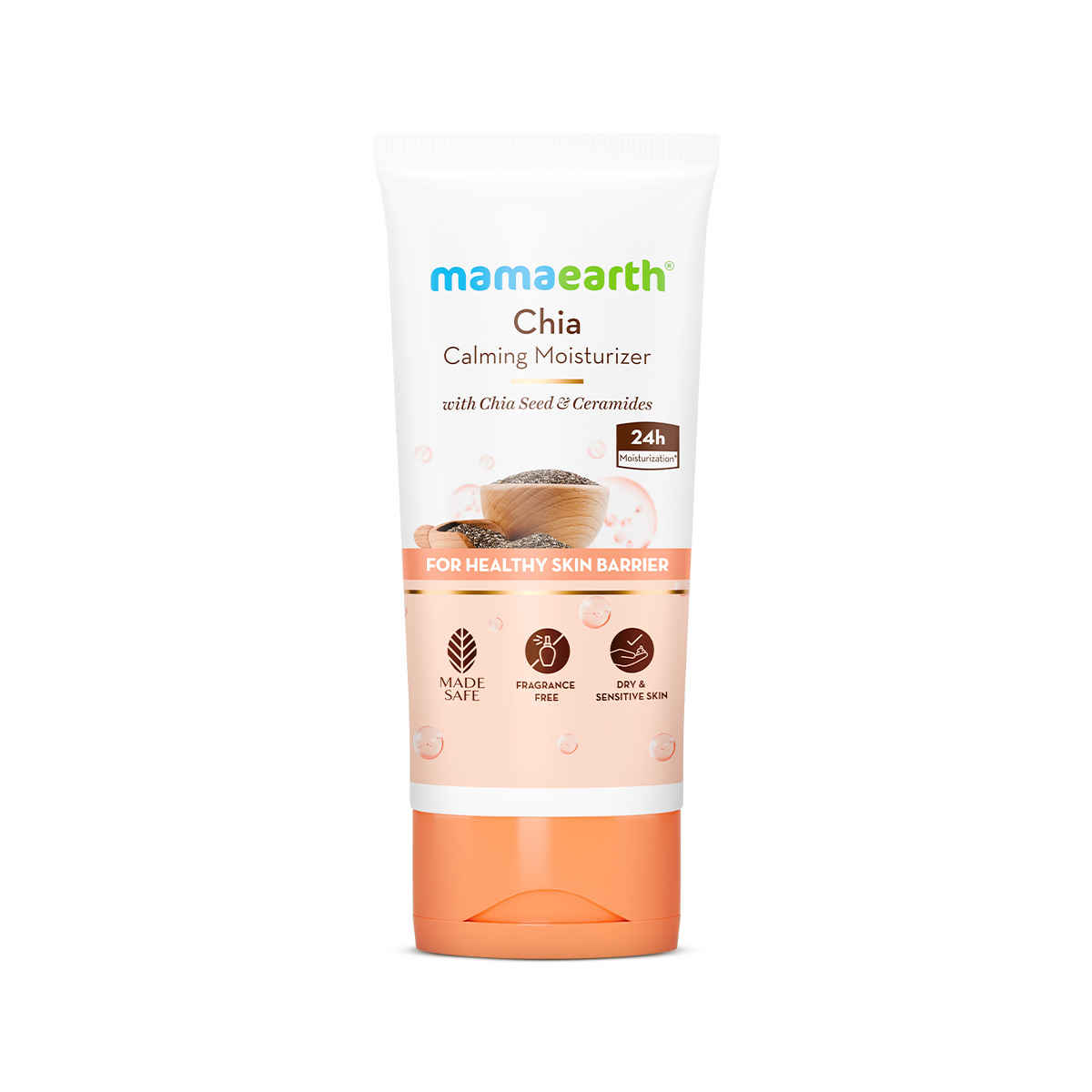 mamaearth-chia-calming-moisturizer-with-chia-seed-ceramides-for-healthy-skin-barrier-hydrated-glow-co-created-with-dermats-for-dry-sensitive-skin-24h-long-lasting-moisturization-fragrance-free-80-gm