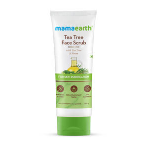 Mamaearth Tea Tree Face Scrub with Tea Tree and Neem for Skin Purification (100 gm)