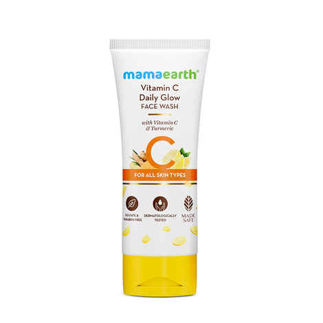 Mamaearth Vitamin C Face Wash with Vitamin C and Turmeric for Skin Illumination - 100 ml