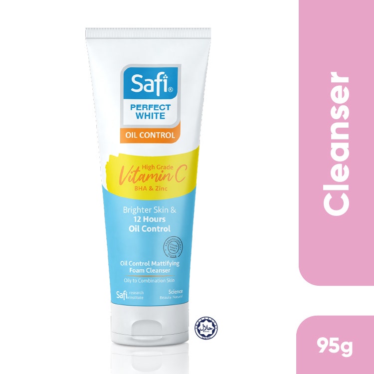 Safi Perfect White Vitamin C Oil Control Mattifying Foam Cleanser 95G