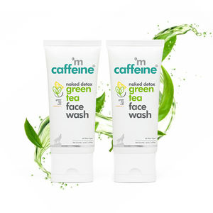 mCaffeine Green Tea Face Wash Pack of 2 (50ml)