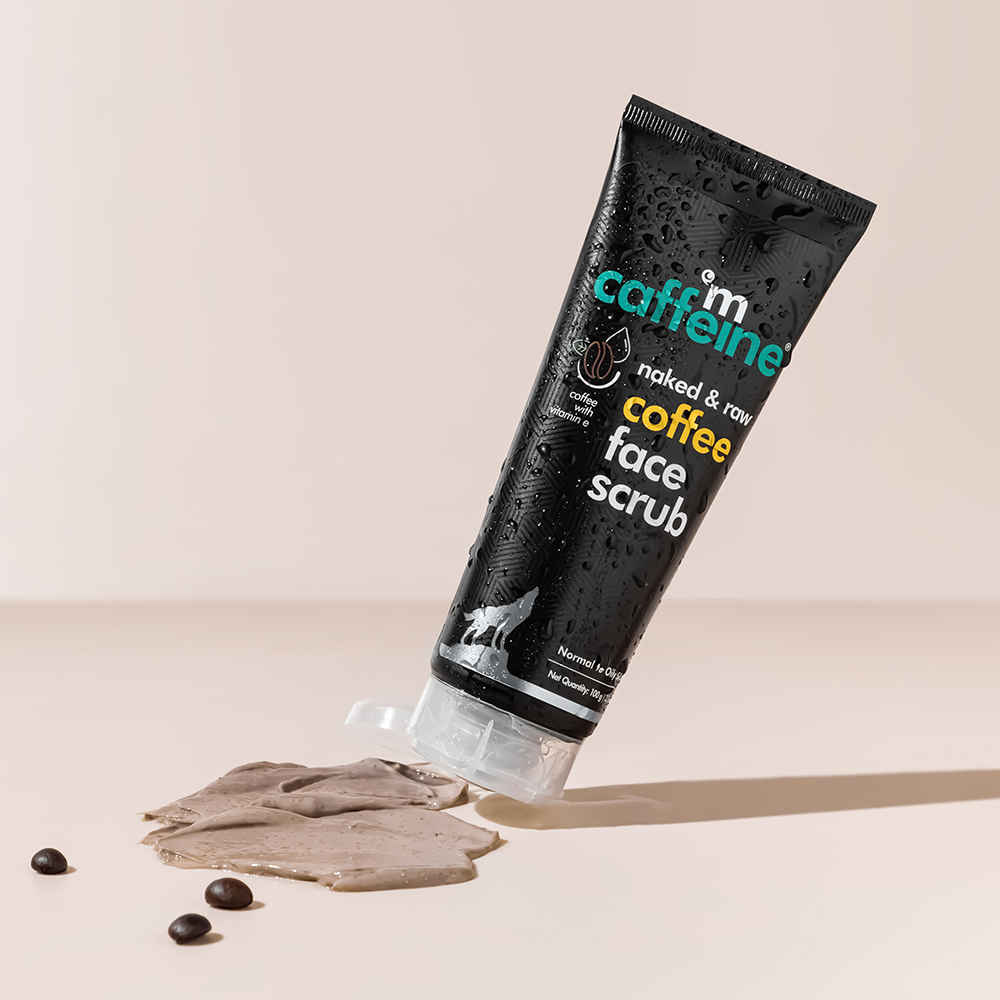 mCaffeineA Coffee Face Scrub for Fresh & Glowing Skin (100 gm) |Coffee With Vitamin e| Normal to Oily Skin