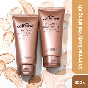 mCaffeine Shimmer Body Polishing Kit 2 Pcs