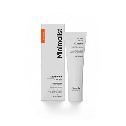 Minimalist Light Fluid SPF 50 Face Sunscreen 30 ml