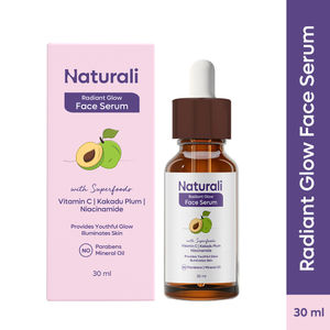 Naturali Radiant Glow Face Serum With Kakadu Plum, Vitamin C & Niacinamide Illuminates Skin 30 ml