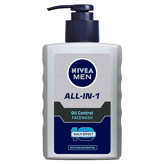 Nivea MEN Face Wash, Oil Control, 10x Vitamin C (150 ml)