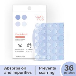 Nua Pimple Patch Acne Control, Hydrocolloid And Salicylic Acid 36 Patches