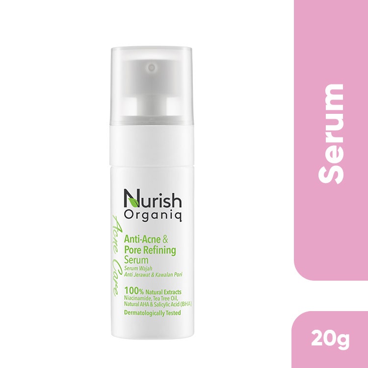 Nurish Organiq Anti Acne & Pore Refining Serum 20Ml