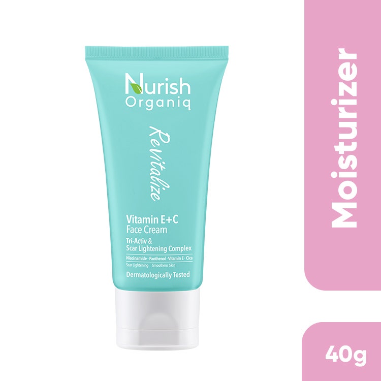 Nurish Organiq Vitamin E+C Face Cream 40G