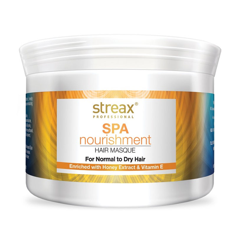 Streax Professional Spa Nourishment Honey Hair Masque, For Normal to Dry Hair