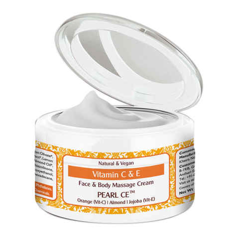 Passion Indulge PEARL-CE MASSAGE CREAM |Orange Massage Cream Vitamin C + E| -250gm