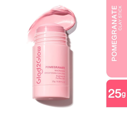Glad2Glow Pomegranate Niacinamide Brightening Clay Mask Stick 25G