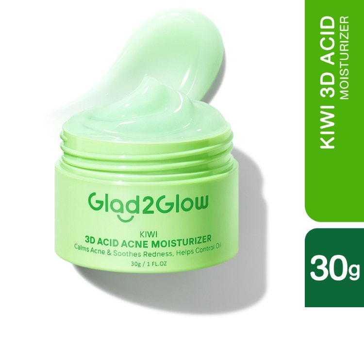 Glad2Glow Kiwi 3D Acid Acne Moisturizer 30G