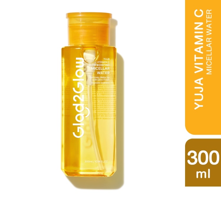 Glad2Glow Yuja Vitamin C Glow Boosting Micellar Water 300Ml
