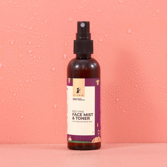 Pilgrim Red Vine Face Mist & Toner With Niacinamide & Aloe (100 ml)