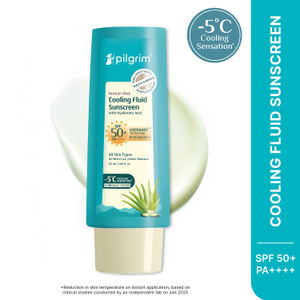 Pilgrim Korean Aloe Cooling Fluid Sunscreen SPF 50+ PA++++ with Hyaluronic Acid ( 50 ml)