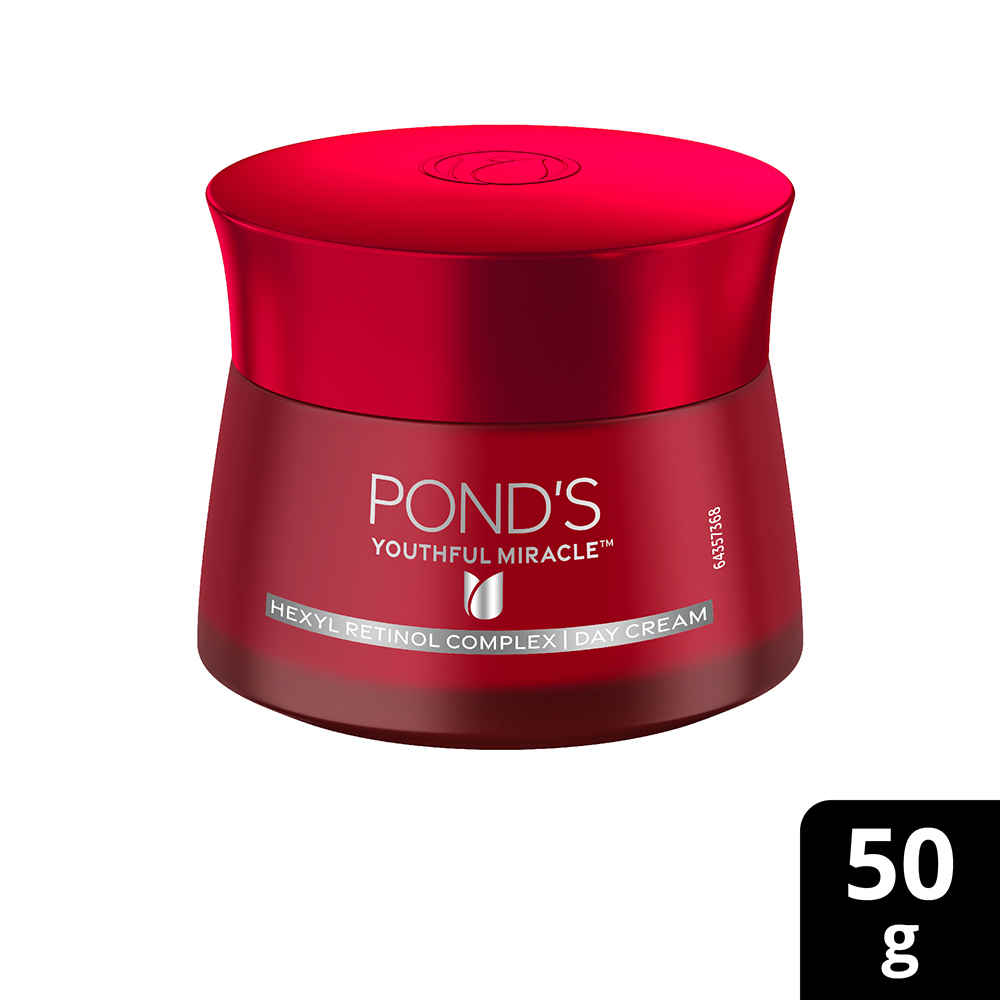 Ponds Youthful Miracle Hexyl Retinol Complex, Renew & Repair Day Cream 50 gm SPF 15 PA++
