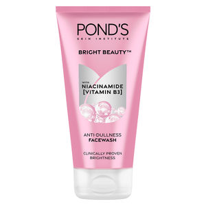 Ponds Bright Beauty Facewash with Niacinamide |For Glass Skin-like Shine | Enriched with Vitamin B3| 150 gm