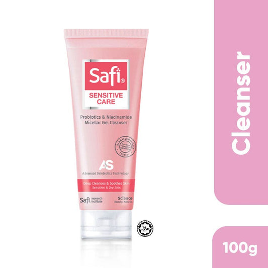 Safi Sensitive Care Probiotics & Niacinamide Gel Cleanser 100G