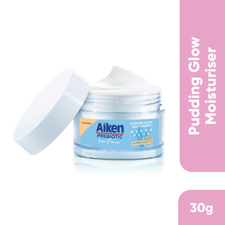 Aiken Prebiotic 8X Premium Biotics Pudding Glow Moisturiser 30G