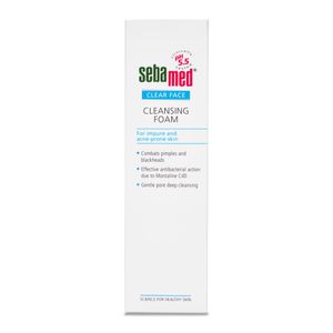Sebamed Clear Face Foam 50ml|PH 5.5|Acne, pimples & blackheads|Montaline C40|Gentle deep cleanser