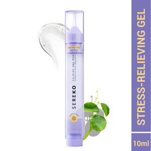 SEREKO Calming Under Eye Gel Pen Cream With Cica & Tea Tree Oil Eye Roller | Reduces Dark Circles (10ml)