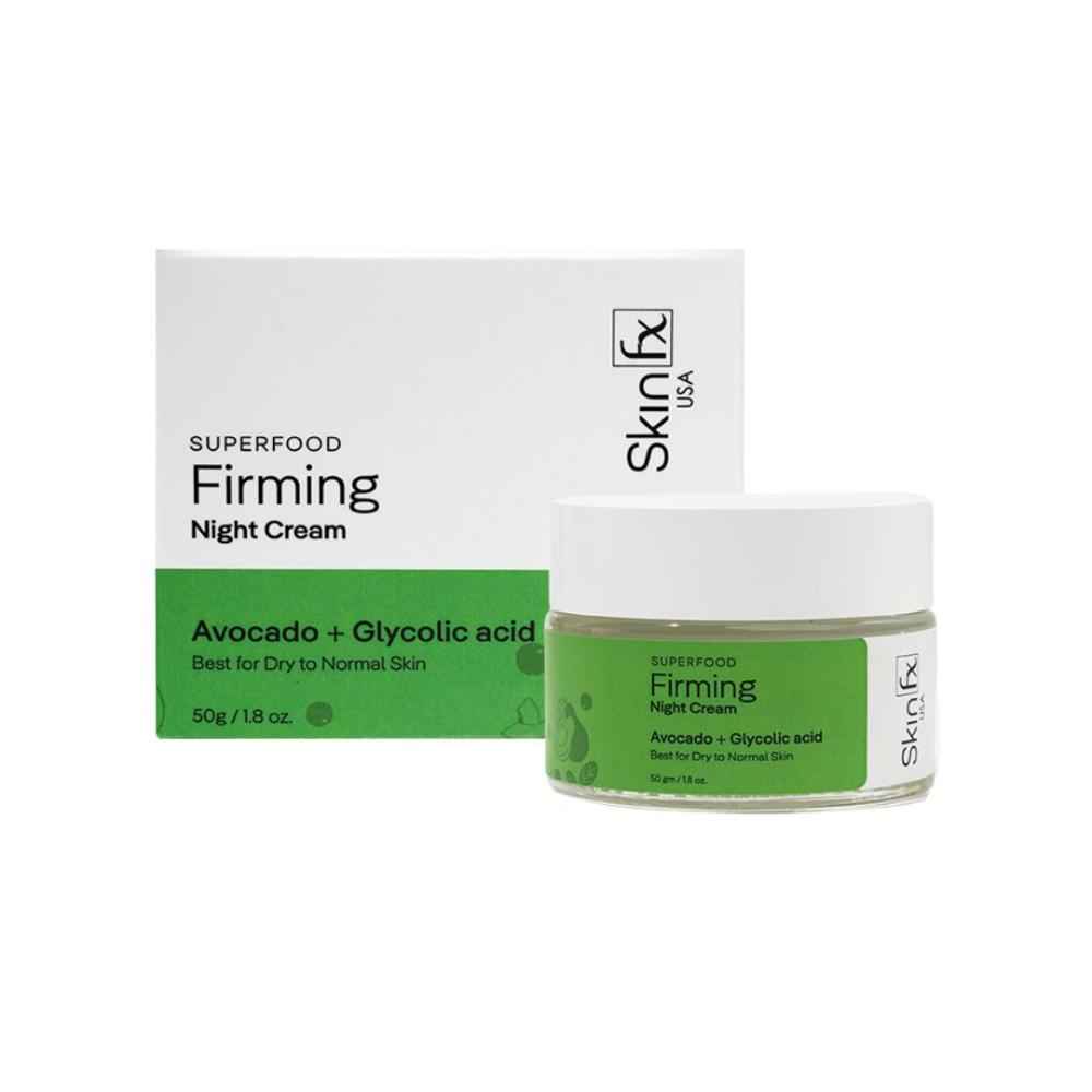 Skin Fx Superfood Firming Night cream, Best Night Cream for Glowing Skin, Night Cream for Men & Women, Best for Dry Skin & Pigmentation, 50 gm